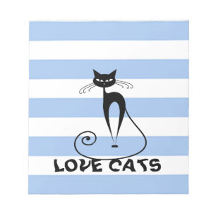 Bloc-note Bandes tendance whimsical drôle chat