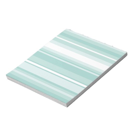 Bloc-note Bandes vertes à la menthe (Tourné)