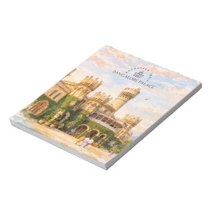 Bloc-note Bangalore Palace Inde Aquarelle Souvenir de Voyage