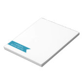 Bloc-note Bannière d'indicateur Notepads personnalisés | Ble (Tourné)