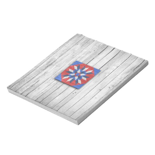 Bloc-note Barn Quilt Star 2 (Tourné)