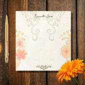 Bloc-note Baroque Floral Mexicain Sacré-Cœur Rustique