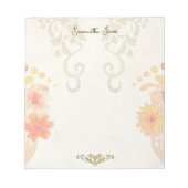Bloc-note Baroque Floral Mexicain Sacré-Cœur Rustique (Devant)