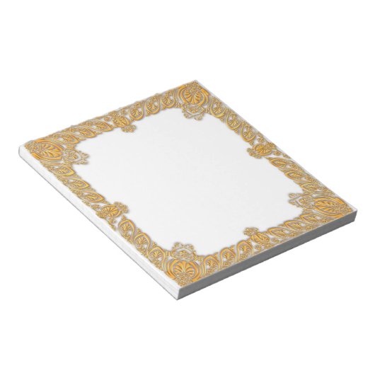 Bloc-note Baroque Gold encadré (Incliné)
