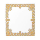Bloc-note Baroque Gold encadré (Devant)