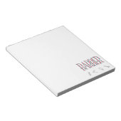 Bloc-note Barre (Incliné)