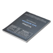Bloc-note Barre Bleue Barre Mitzvah Candy Wrappers (Tourné)