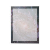 Bloc-note Barred Spiral Galaxy Messier 83. (Tourné)