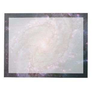 Bloc-note Barred Spiral Galaxy Messier 83.