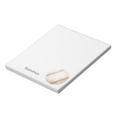 Bloc-note Base-ball à domicile (Tourné)