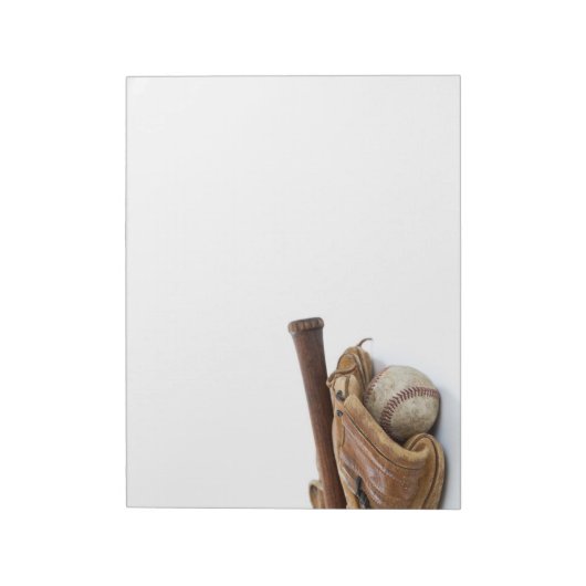 Bloc-note Base-ball et bat (Tourné)