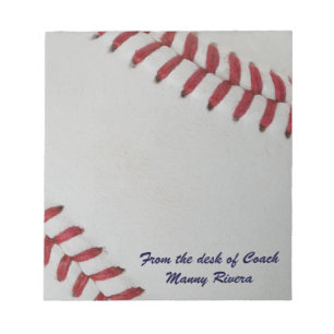 Bloc-note Baseball Fan-tastique_pitch parfait_personnalisé