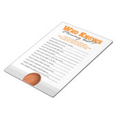 Bloc-note Basket Qui Connaît Maman Meilleur Pack De Jeux Pou (Incliné)