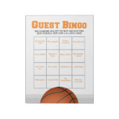 Bloc-note Basketball Guest Bingo Baby shower Pack de jeu (Tourné)