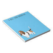 Bloc-note Basset hound dessin de chien (Incliné)