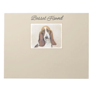 Bloc-note Basset Hound Peinture - Cute Original Chien Art