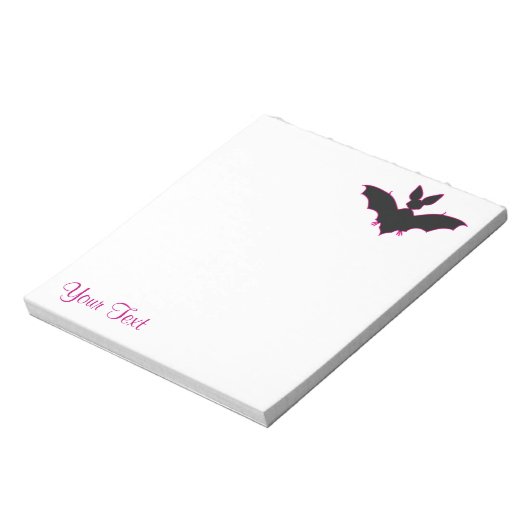 Bloc-note Bat d'Halloween (Tourné)