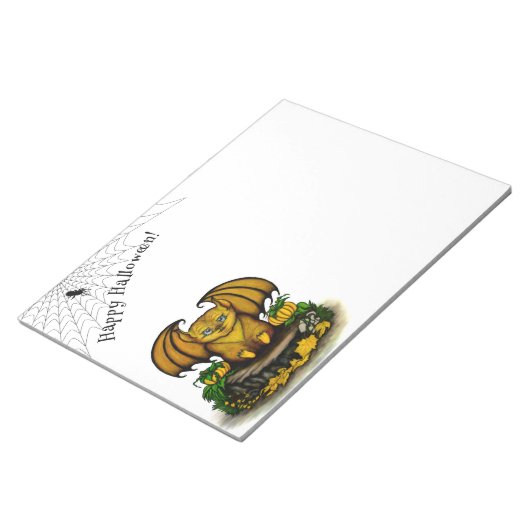 Bloc-note Bat d'Halloween mignonne (Incliné)