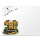 Bloc-note Bat d'Halloween mignonne (Devant)