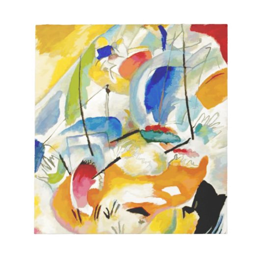 Bloc-note Bataille maritime de Kandinsky 1913 (Devant)