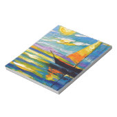 Bloc-note Bateau à voile au coucher du soleil (Tourné)