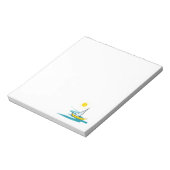 Bloc-note Bateau à voilier simple (Tourné)