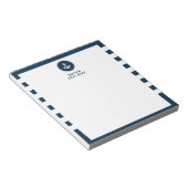 Bloc-note Bateau de capitaine sur mesure Ancre nautique (Incliné)