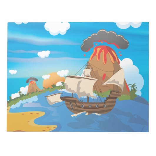 Bloc-note Bateau pirate (Devant)