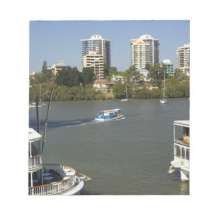 Bloc-note Bateaux à roues à aubes, Brisbane River, Brisbane,