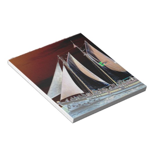 Bloc-note Bateaux sous voile (Incliné)