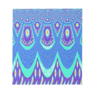 Bloc-note Batik bleu