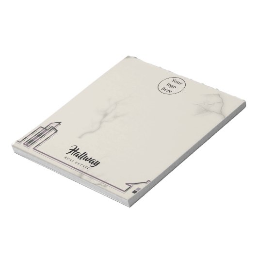 Bloc-note Bâtiments et maisons Arrière - plans en marbre Imm (Tourné)