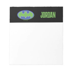 Bloc-note Batman   Symbole pourpre et vert