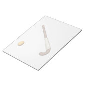 Bloc-note Bâton et balle de hockey sur gazon (Incliné)