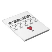 Bloc-note Batterie sociale 2 (Incliné)