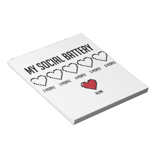 Bloc-note Batterie sociale 2 (Incliné)