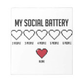 Bloc-note Batterie sociale 2 (Devant)