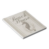 Bloc-note Beach House Seahorse Seashore (Incliné)