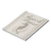 Bloc-note Beach House Seahorse Seashore (Tourné)