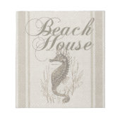 Bloc-note Beach House Seahorse Seashore (Devant)