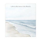 Bloc-note Beach Sand Ocean (Devant)