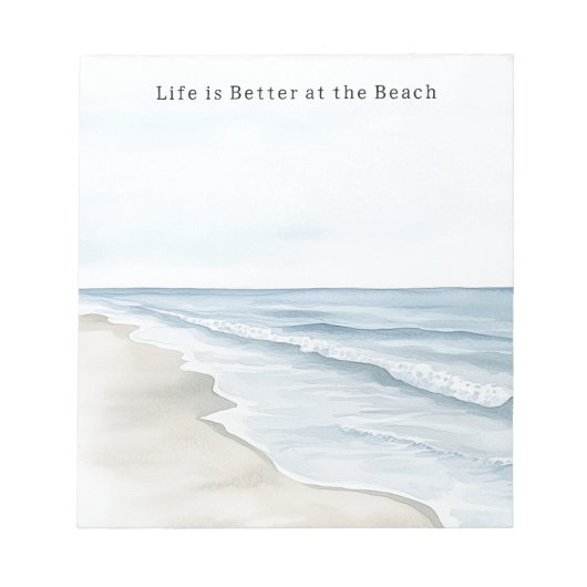 Bloc-note Beach Sand Ocean (Devant)