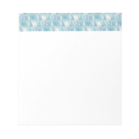 Bloc-note Beachy Blue Checks (Devant)