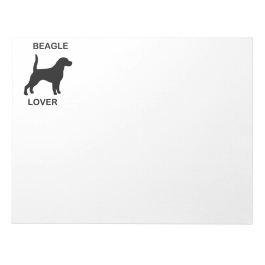 Bloc-note Beagle (Devant)