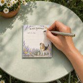 Bloc-note Beagle Brainstorms Aquarelle Florale