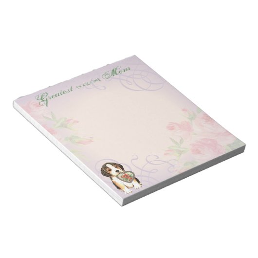 Bloc-note Beagle Heart Mom (Incliné)