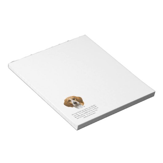 Bloc-note Beagle Keepsake (Incliné)