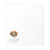 Bloc-note Beagle Keepsake (Devant)