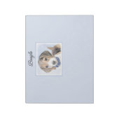Bloc-note Beagle Painting - Cute Original Dog Art (Tourné)