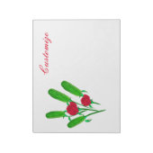 Bloc-note Beau bouquet de chiche avec Thunder_Cove Rose (Tourné)